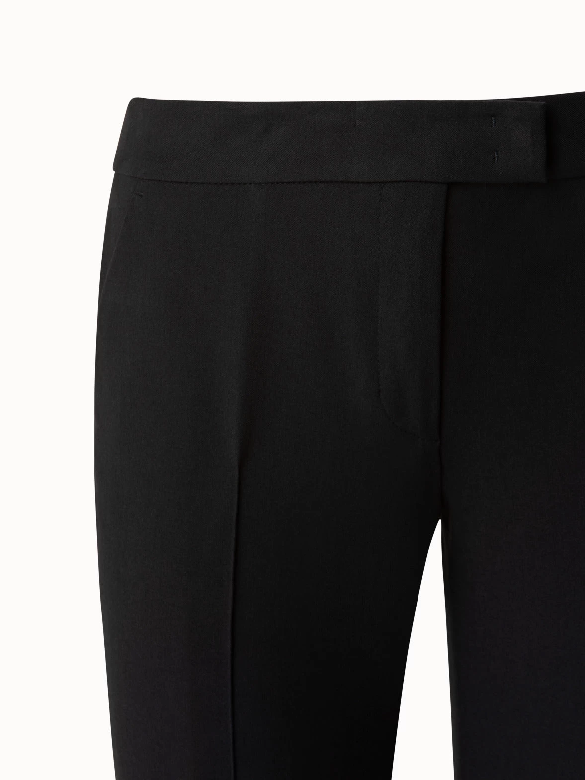 Cotton Stretch Cropped Pants - Image 3