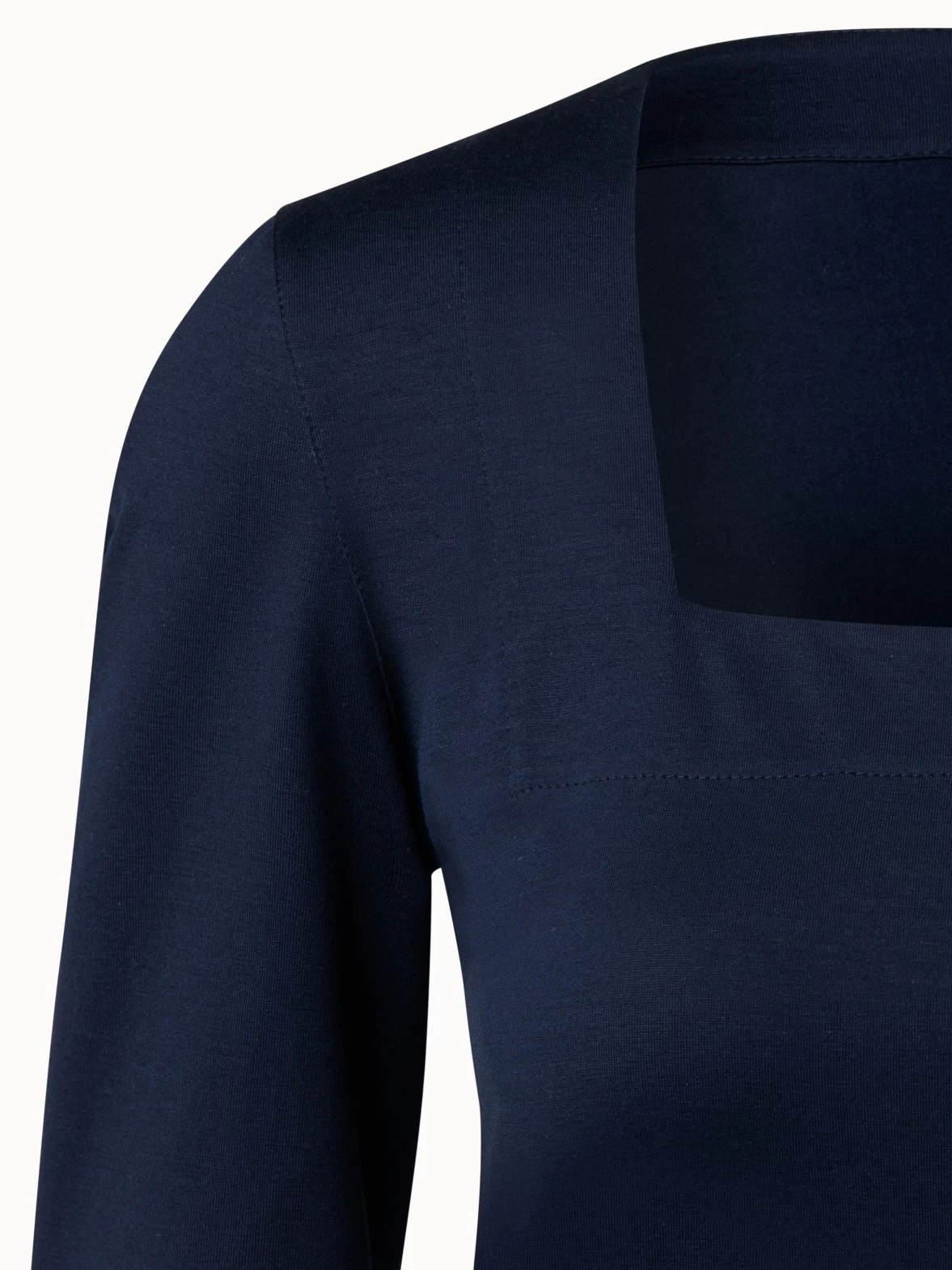 Modal Stretch Top With Square Neck - Image 3