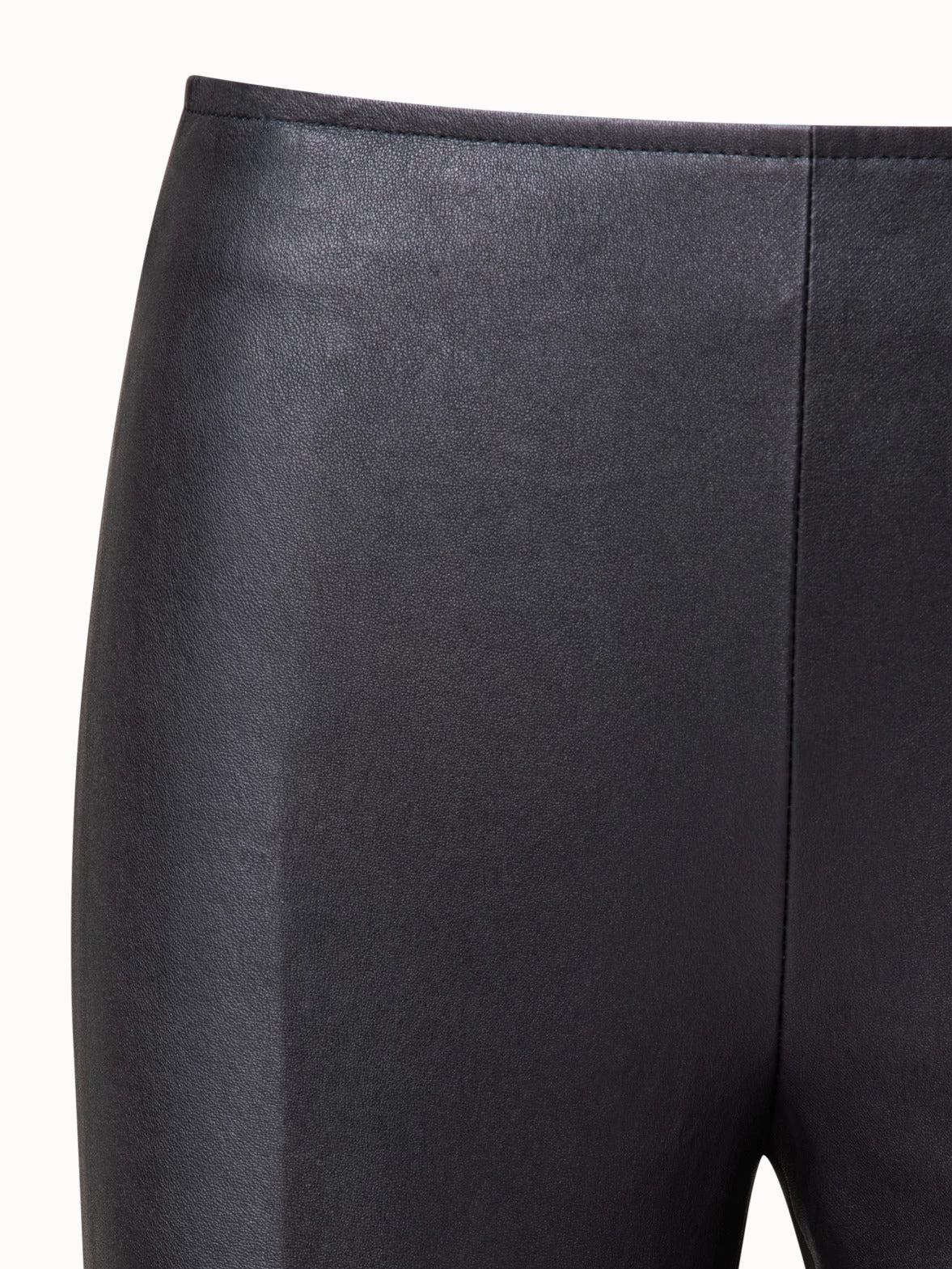 Fitted Pants With Nappa Leather Front And Jersey Back - Image 4