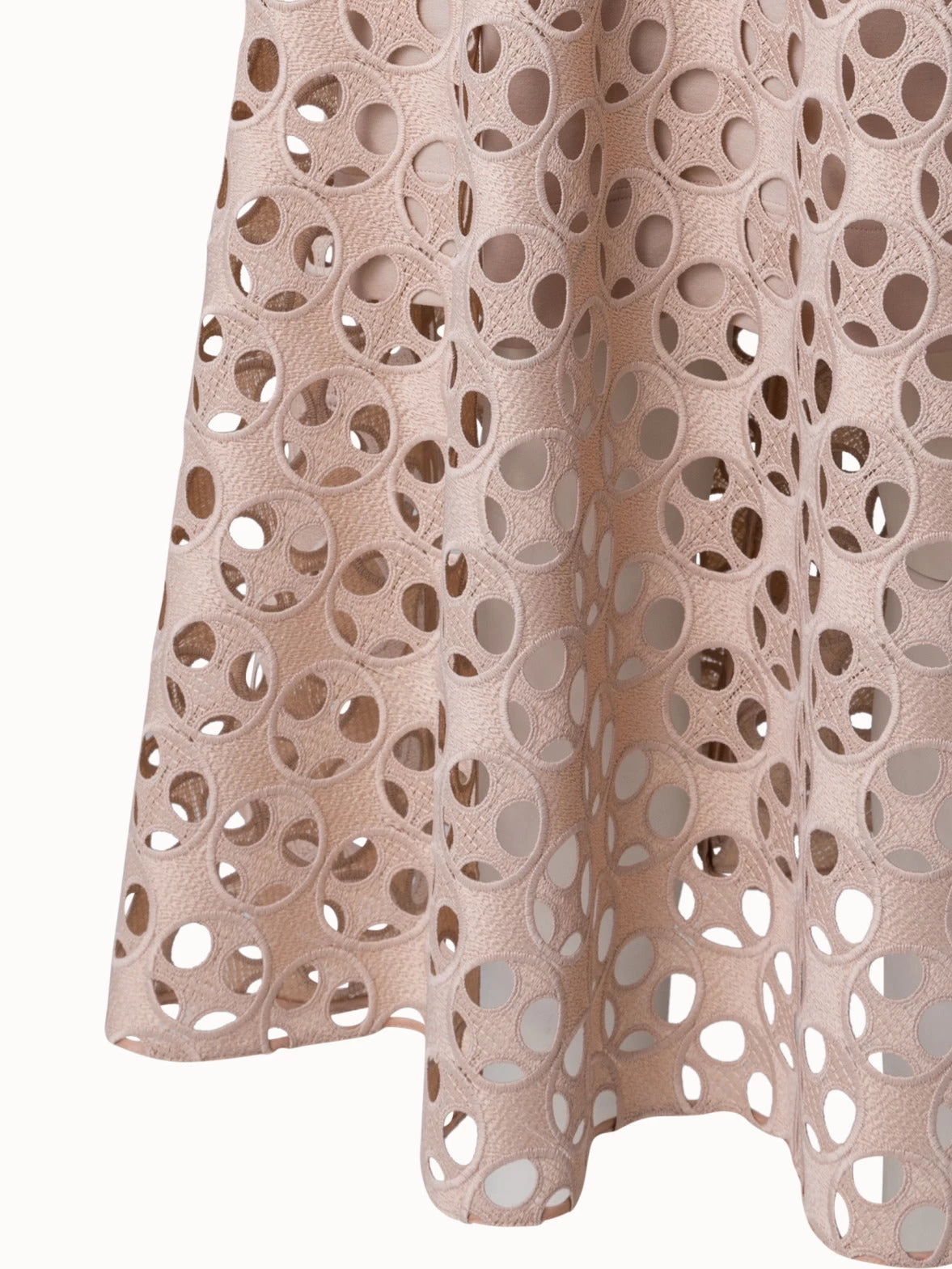 Dot Cut-Out Embroidery Maxi Dress - Image 5