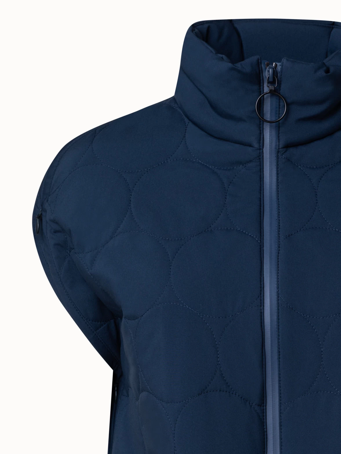 Cape Puffer Jacket With XL Dot Quilt - Image 6