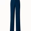 Marla Sraight Leg Viscose Blend Pants With Side Stripe Detail