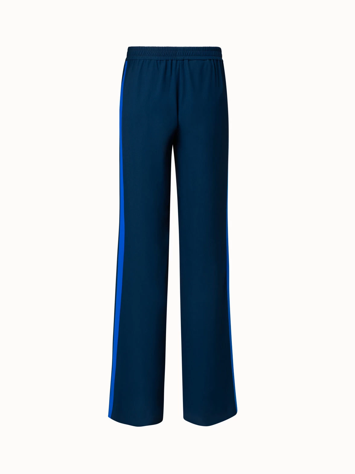 Marla Sraight Leg Viscose Blend Pants With Side Stripe Detail - Image 2