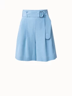 Fiorella Viscose Linen Blend Shorts