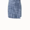 Cotton Blend Tweed Skirt