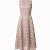 Dot Cut-Out Embroidery Maxi Dress
