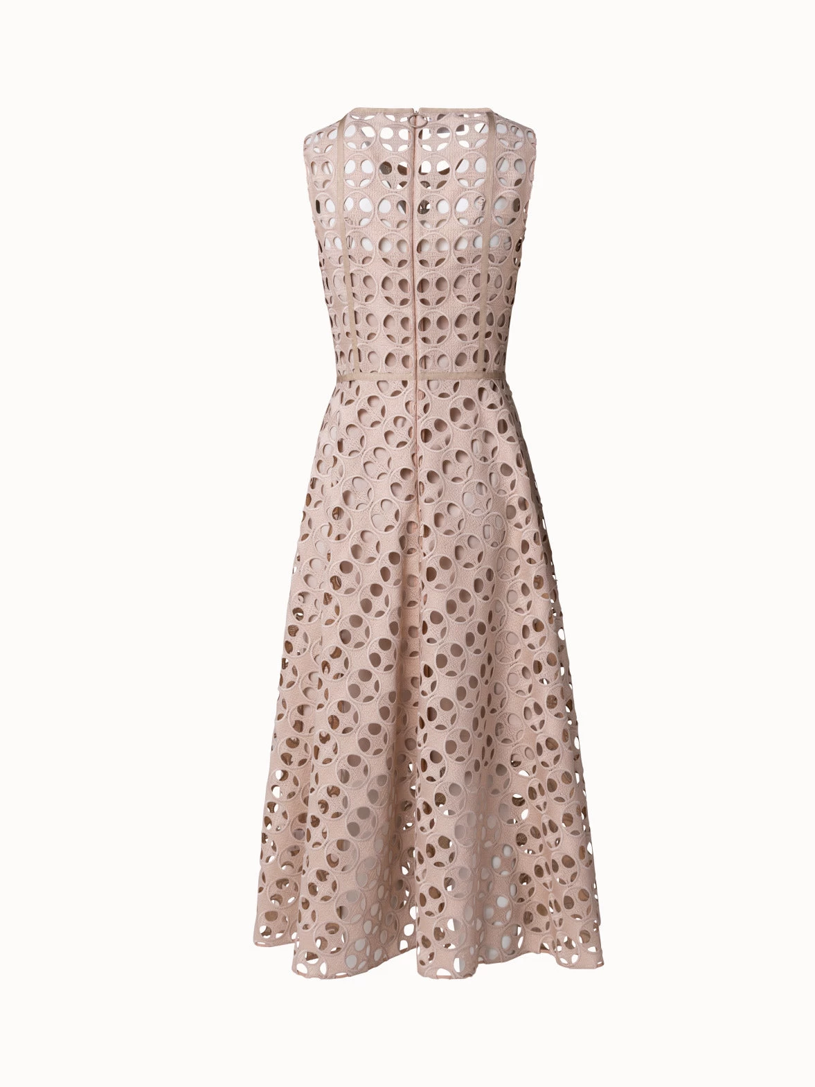 Dot Cut-Out Embroidery Maxi Dress - Image 3