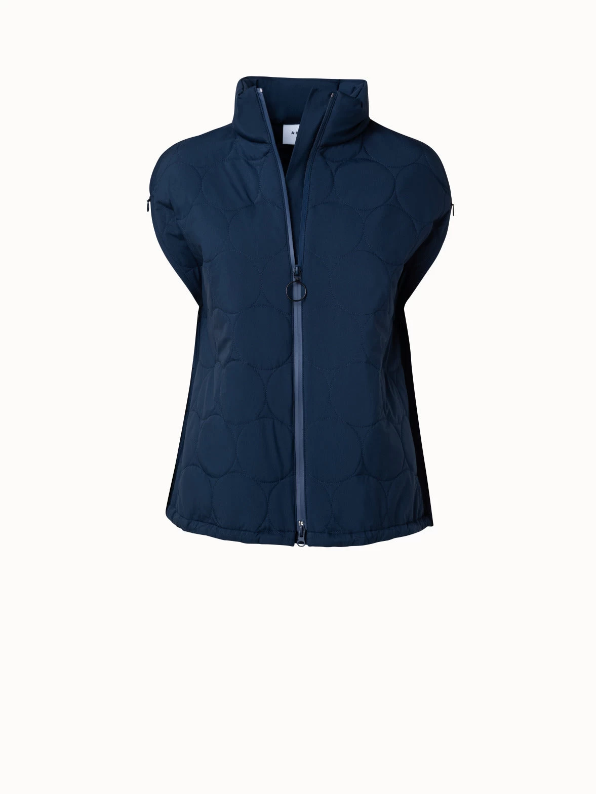 Cape Puffer Jacket With XL Dot Quilt - Image 4