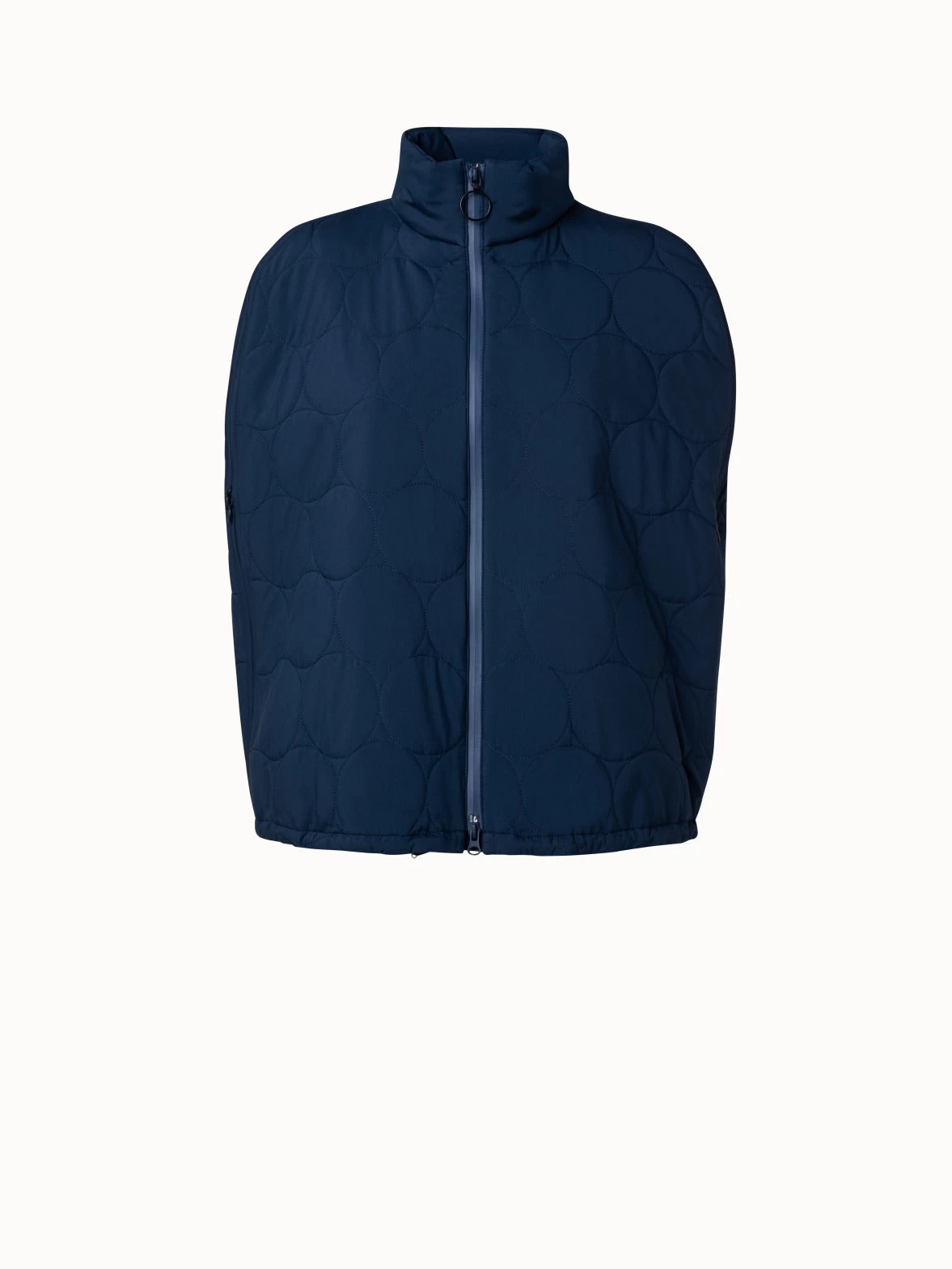 Cape Puffer Jacket With XL Dot Quilt - Image 2