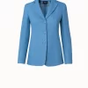 AKRIS Wool Cotton Stretch Piqué Jacket