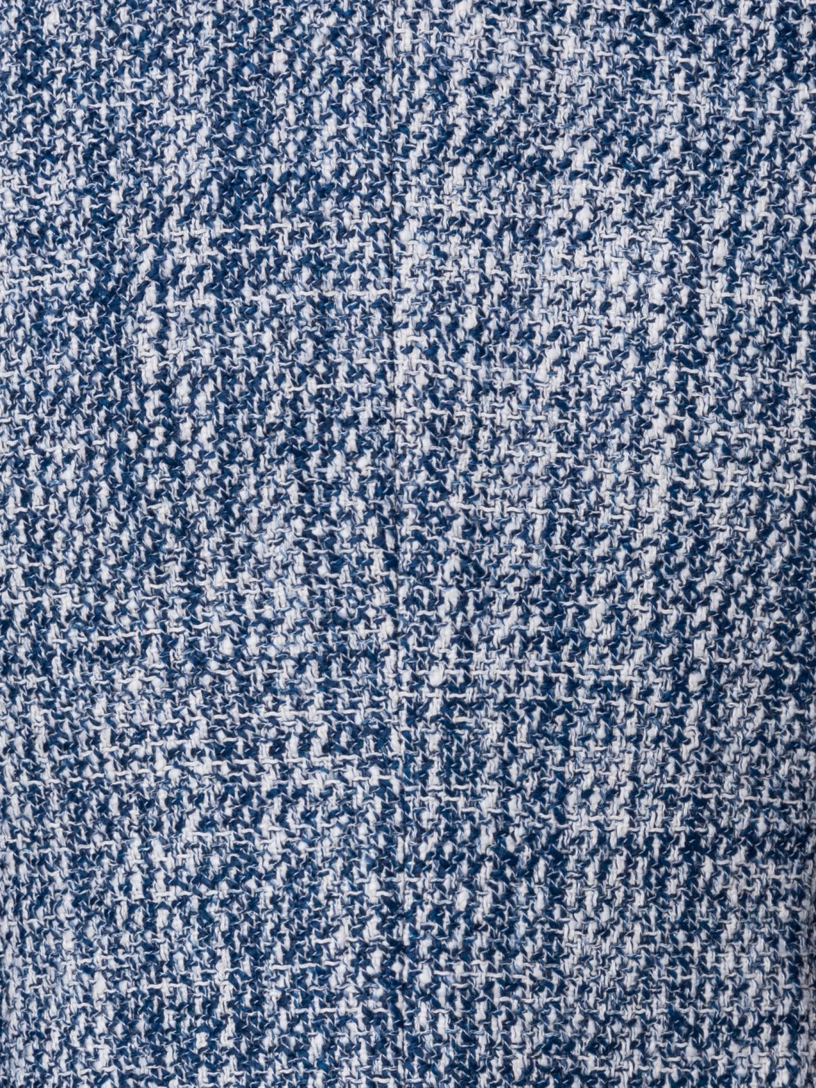 Cotton Blend Tweed Blazer With Faux Double-Breast - Image 5