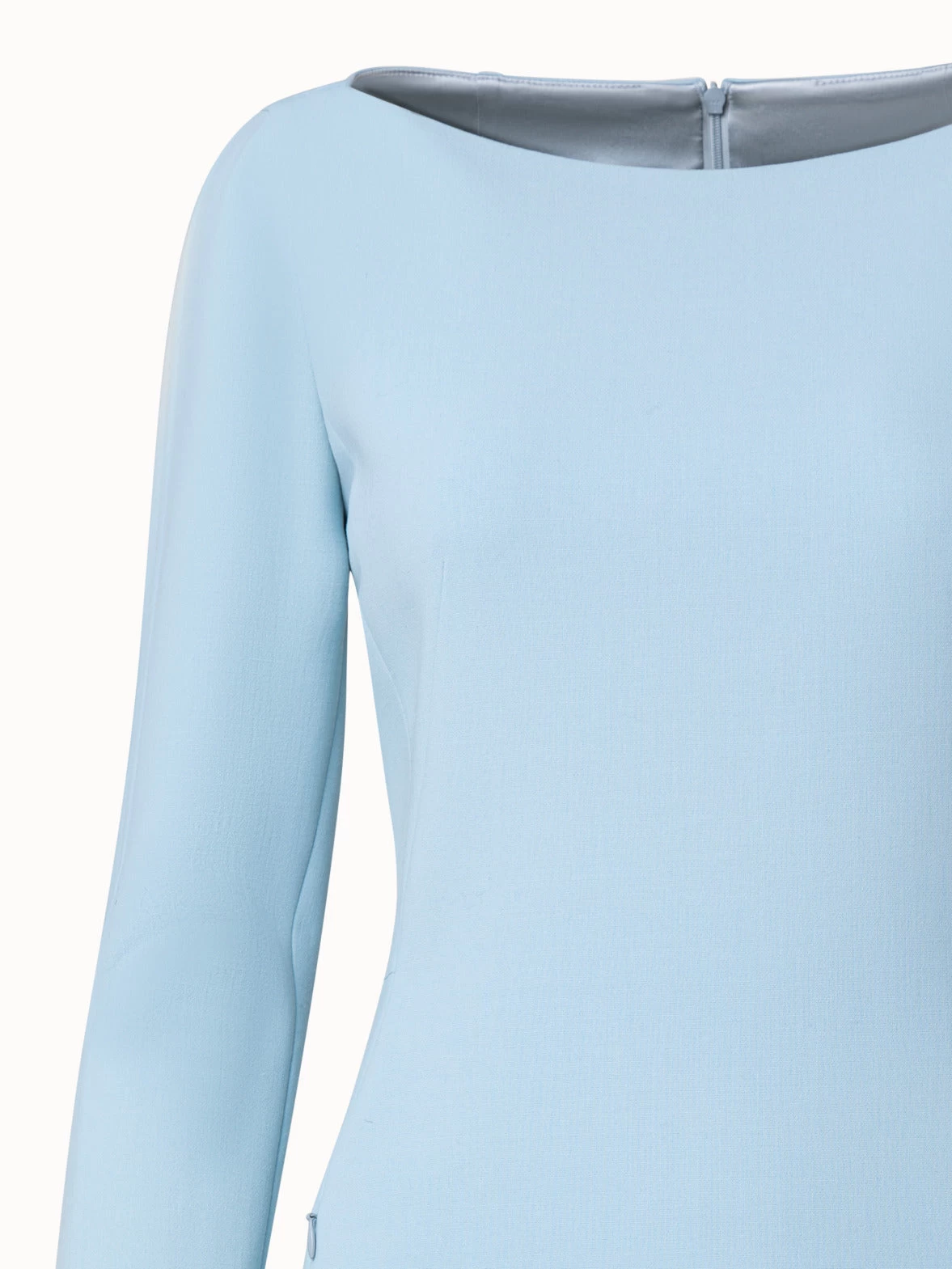 AKRIS Wool Stretch Double-Face A-Line Dress - Image 5