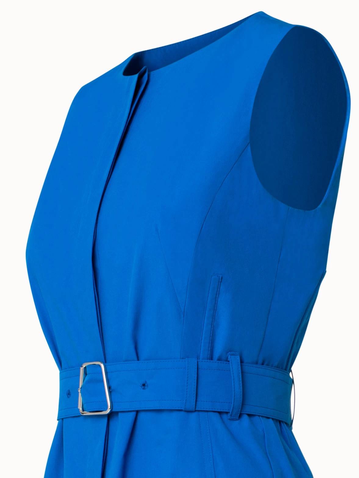 AKRIS Cotton Poplin Midi Dress - Image 4