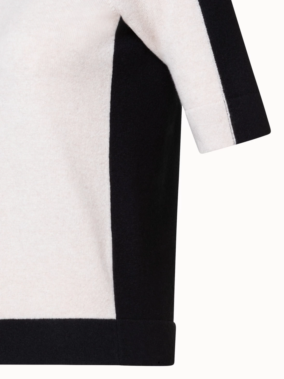 AKRIS Cashmere Two-Tone Knit Pullover - Image 5