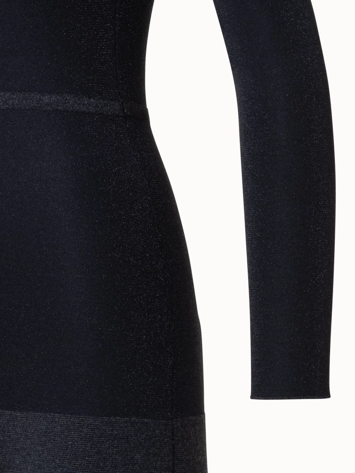 AKRIS Wool Silk Lurex Stretch Knit Dress - Image 4