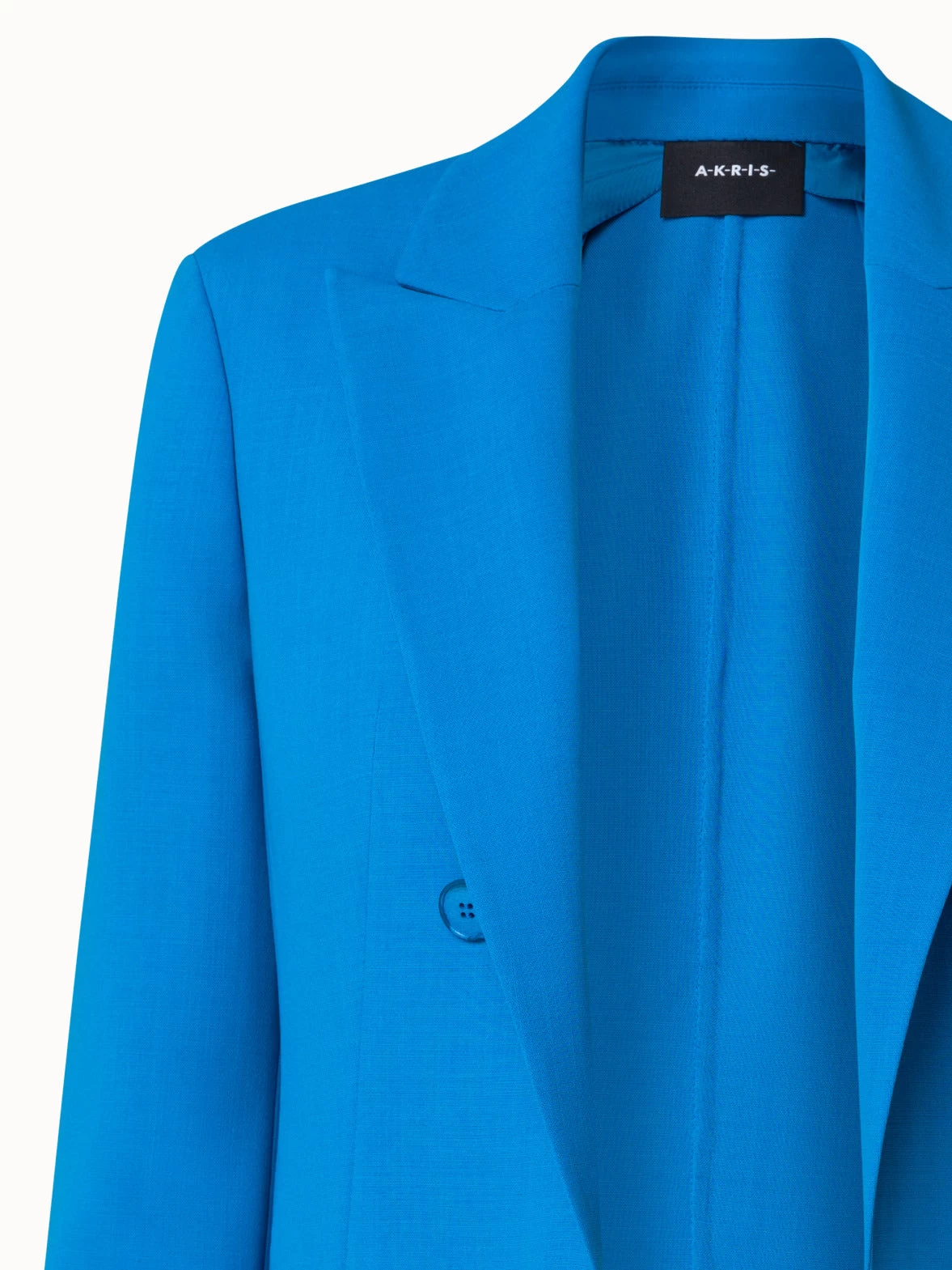 AKRIS Wool Double-Face Jacket With Faux Double-Breast - Image 4