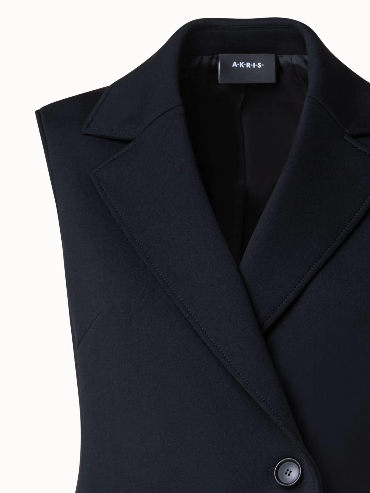 AKRIS Techno Neoprene Long Gilet - Image 3