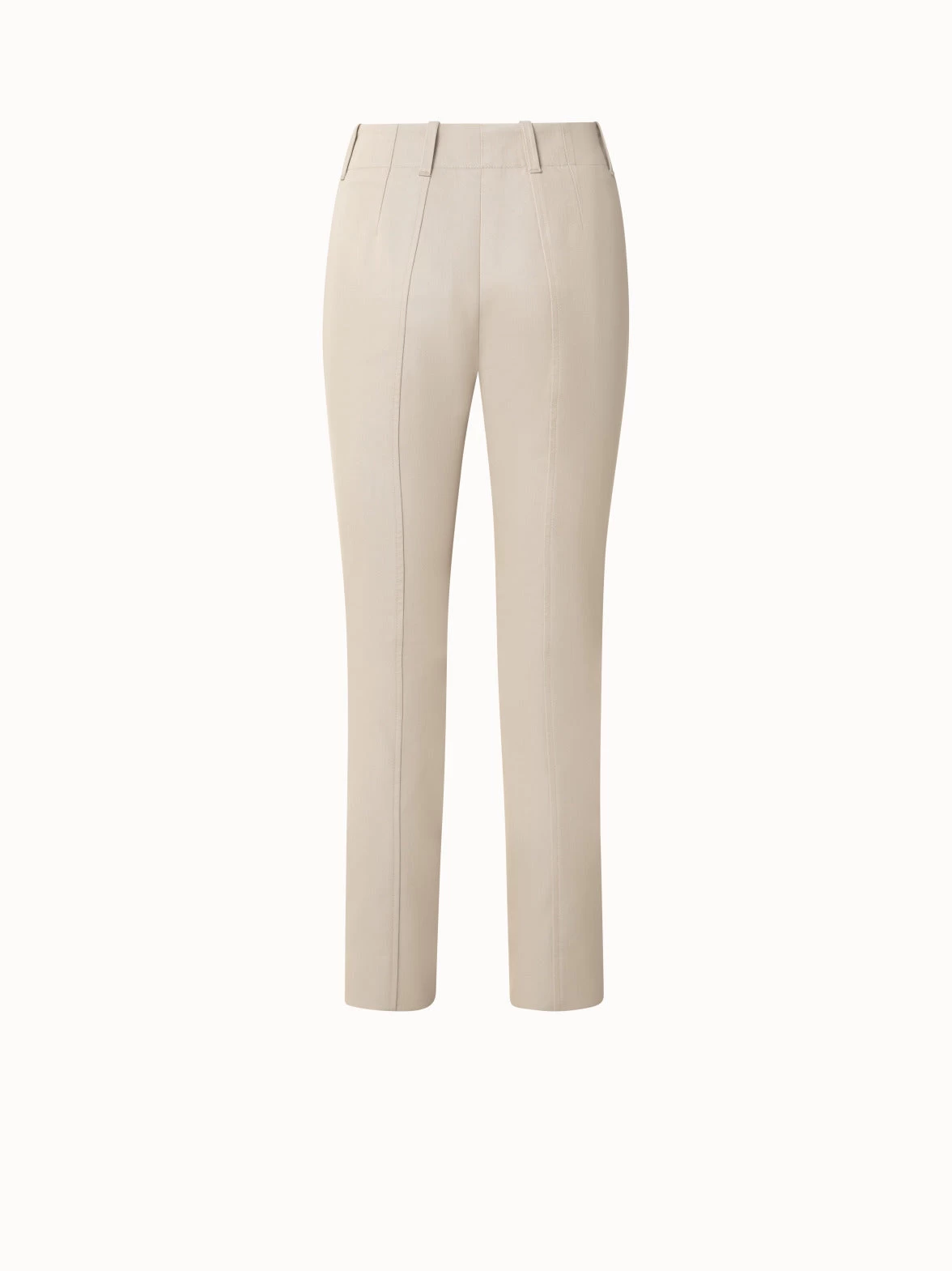 AKRIS Cotton Silk Double-Face Slim Pants - Image 2