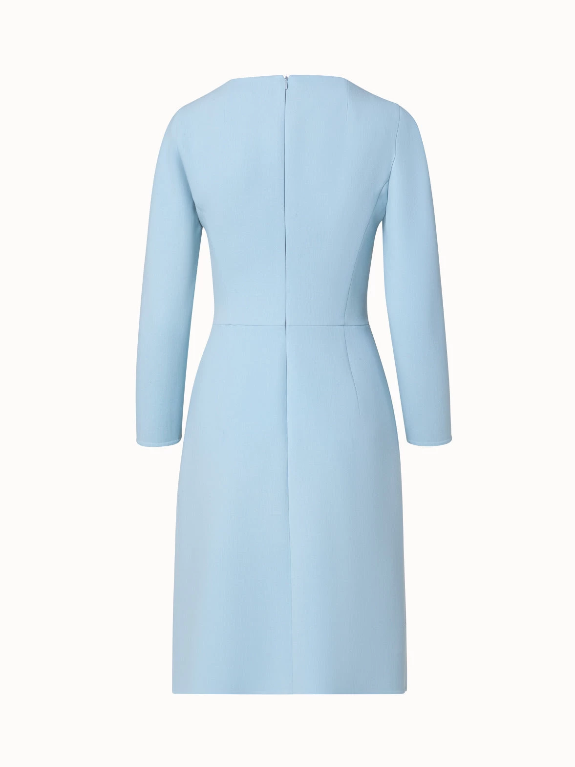 AKRIS Wool Stretch Double-Face A-Line Dress - Image 4