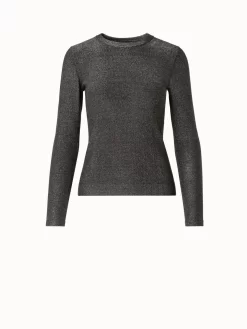 AKRIS Silk Lurex Stretch Pullover