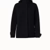 AKRIS Cashmere Piqué Jacket With Removable Hood