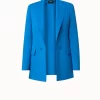 AKRIS Wool Double-Face Jacket With Faux Double-Breast