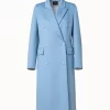 AKRIS Kosima Cashmere Double Breasted Coat