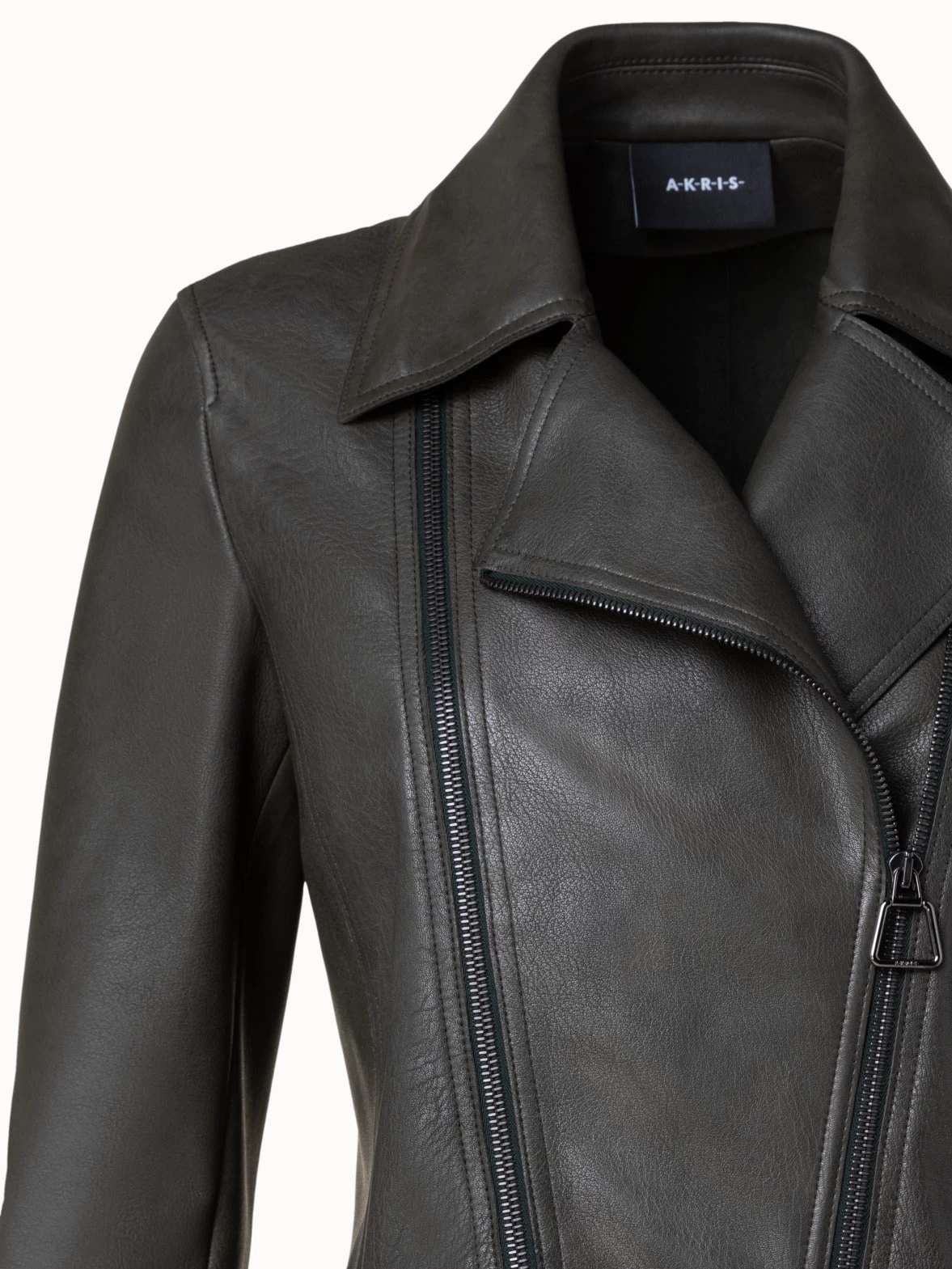 AKRIS Lambskin Biker Jacket - Image 4
