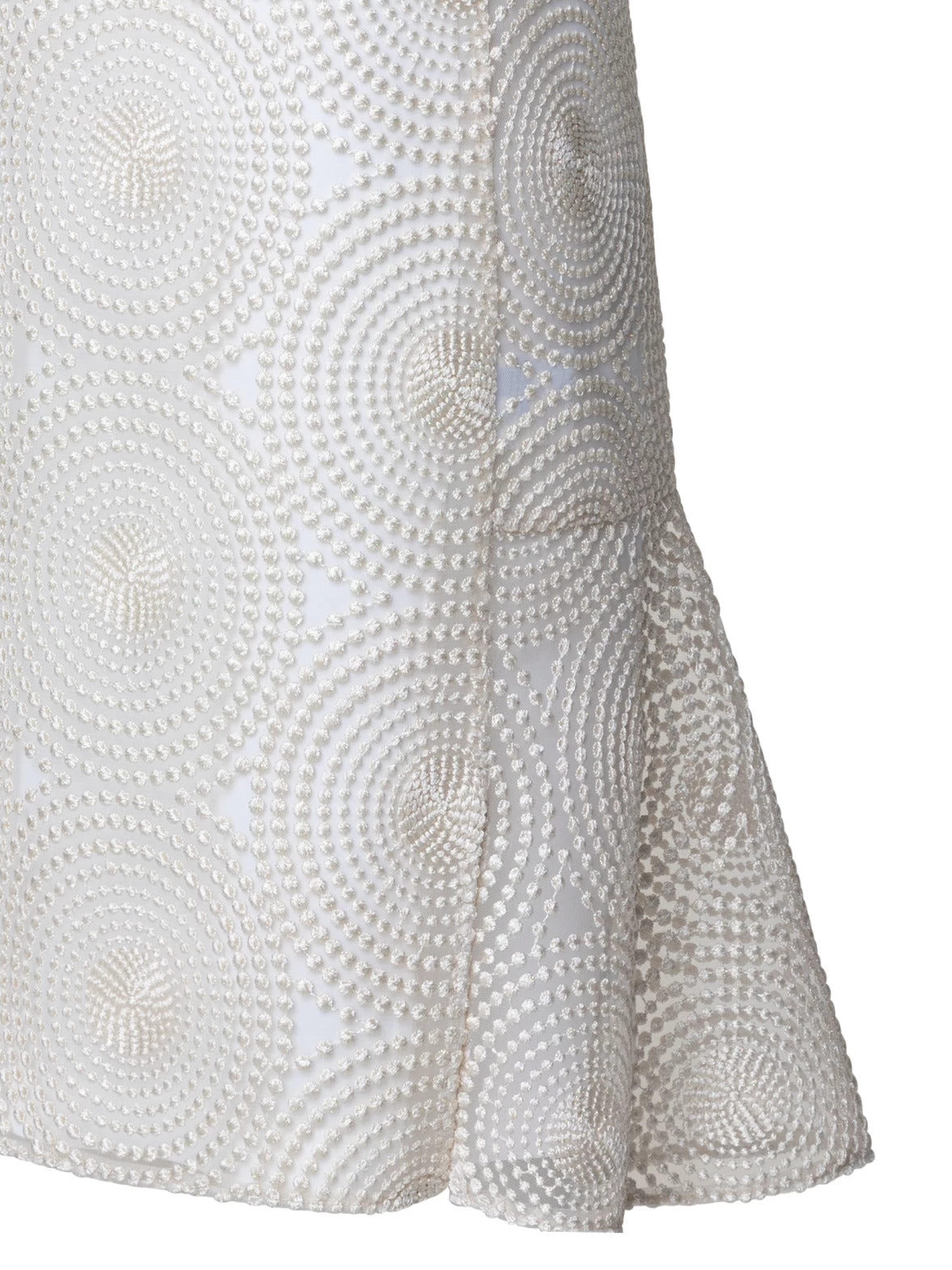 Metallic 3D Dot Embroidery Dress - Image 4