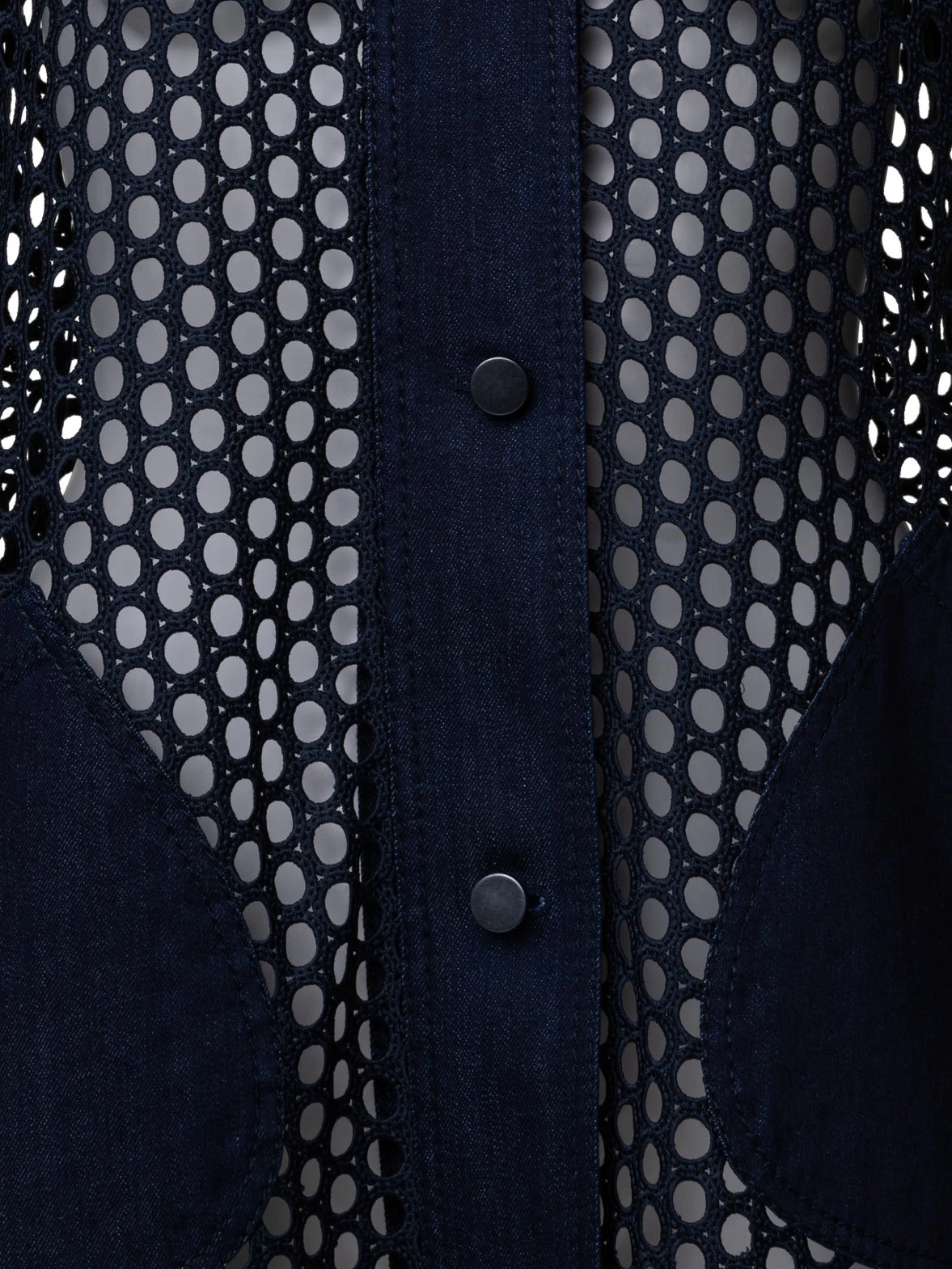 Dot Mesh Techno Embroidery Jacket - Image 6