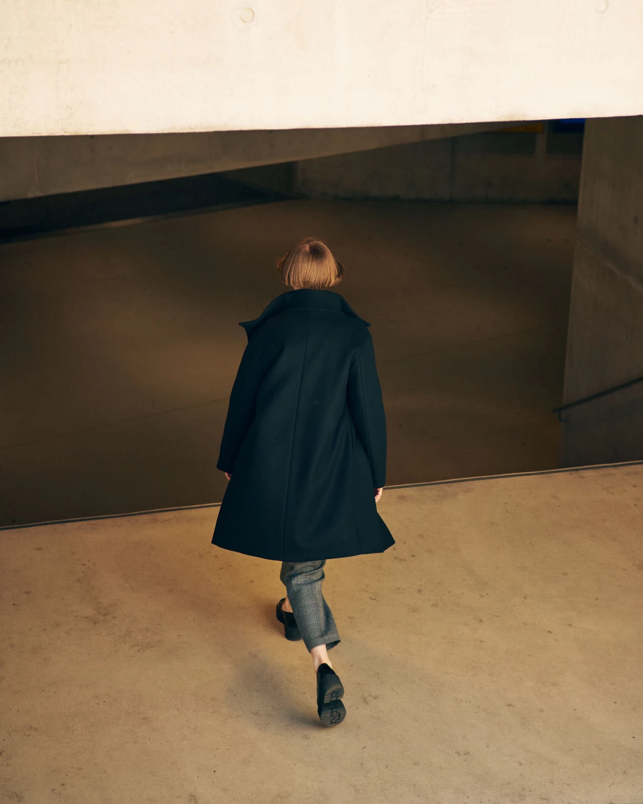 Checked Wool Tapered Pants - Image 4