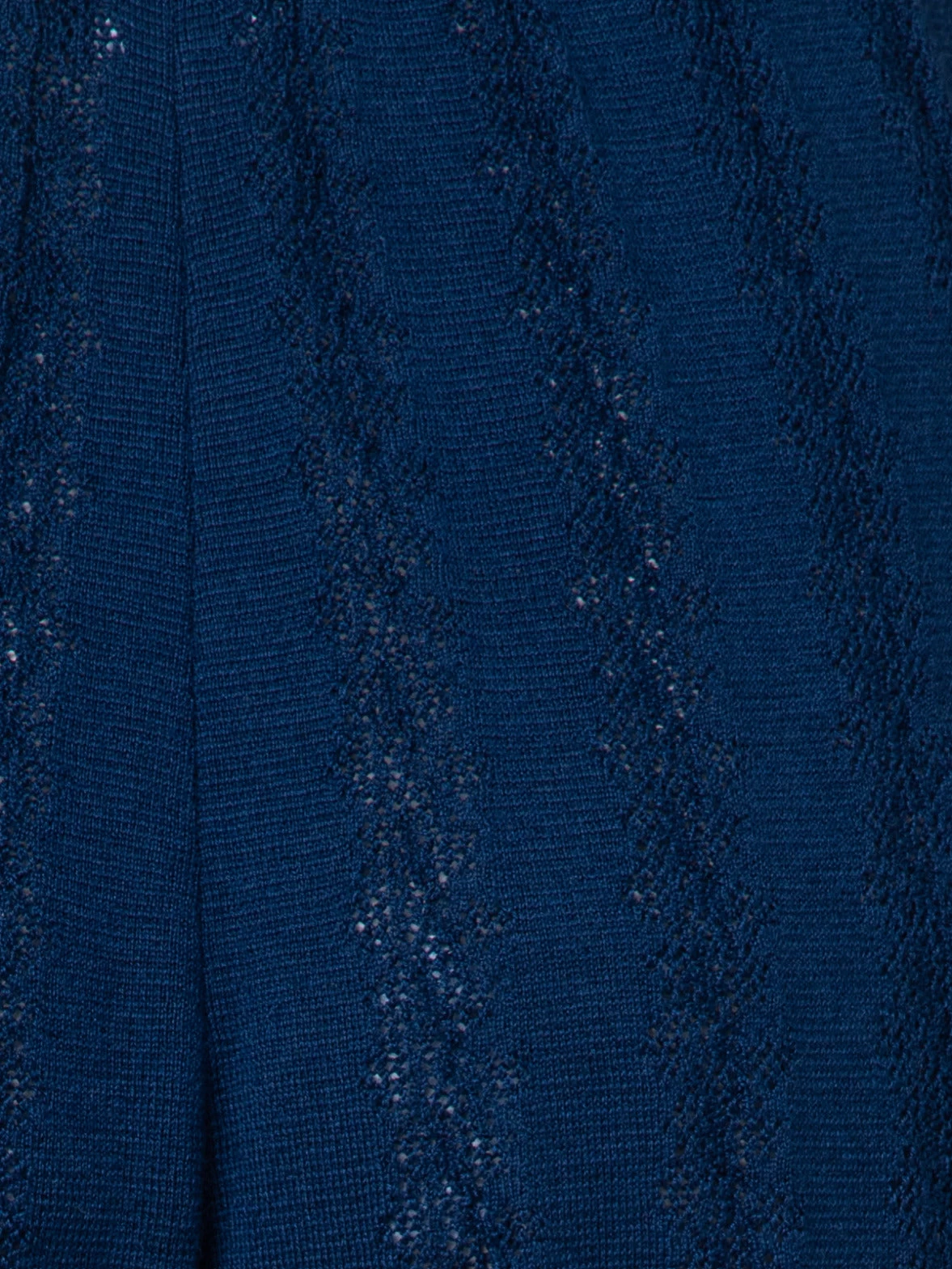 AKRIS Wool Silk Knit Lace Pants - Image 5