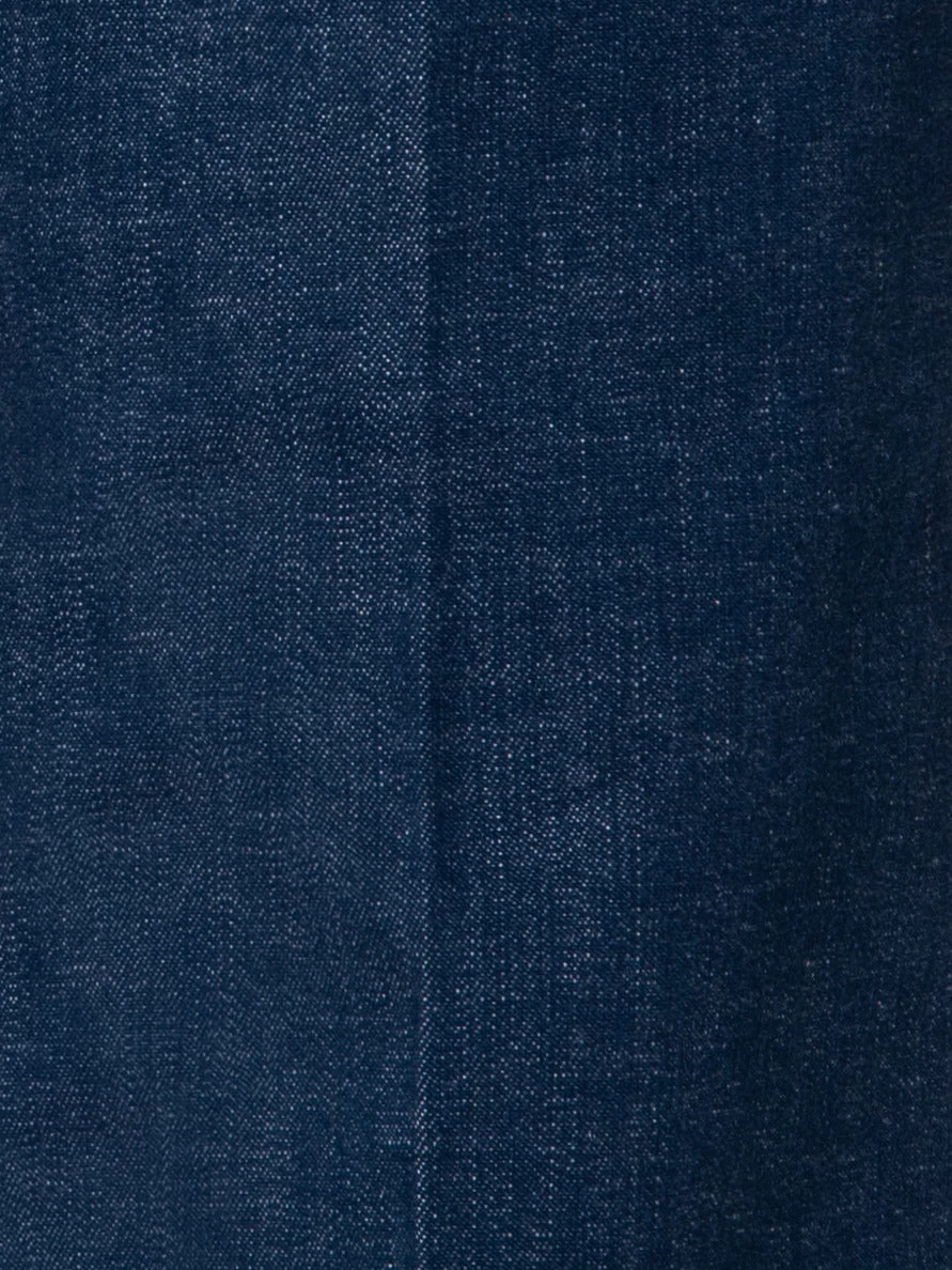 AKRIS Stretch Denim Cropped Straight Leg Pants - Image 6