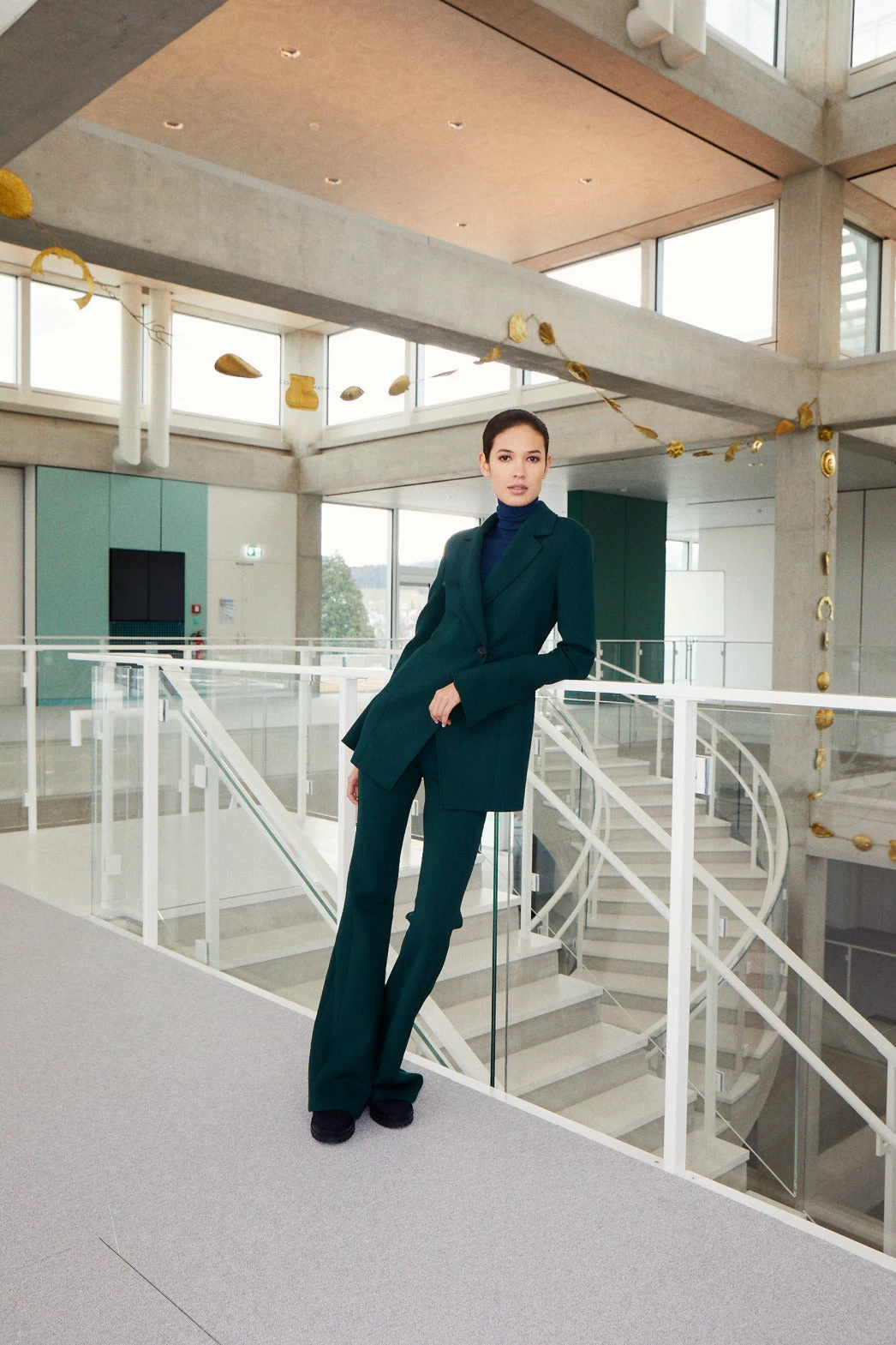 AKRIS Techno Neoprene Bootcut Pants - Image 4