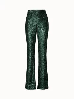 AKRIS Sequins Bootcut Pants