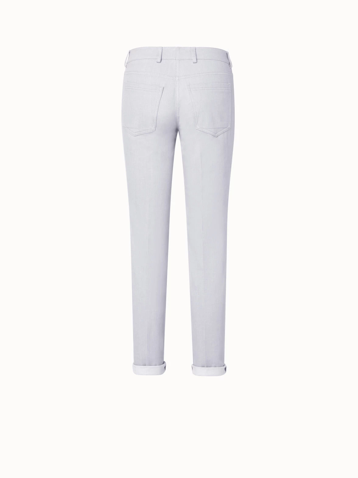 AKRIS Stretch Denim Slim Fit Hose - Image 2