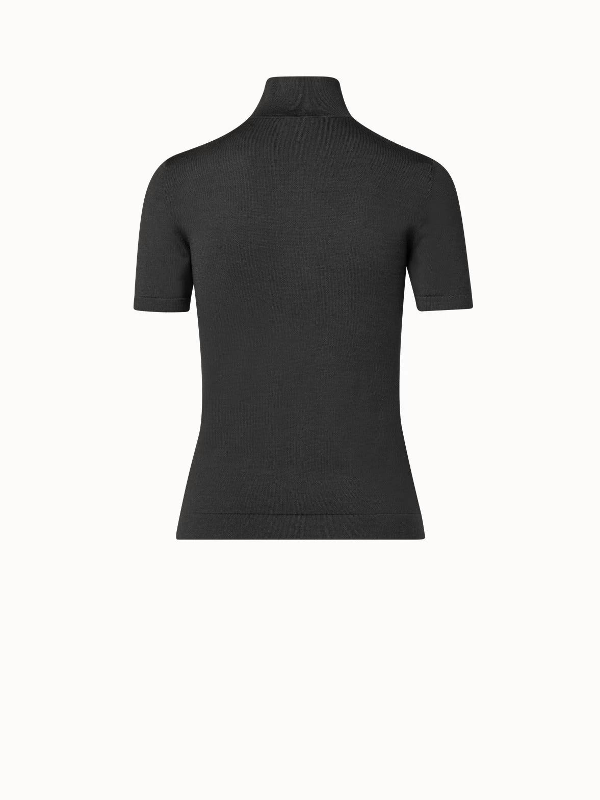 AKRIS Wool Silk Stretch Knit Top - Image 4