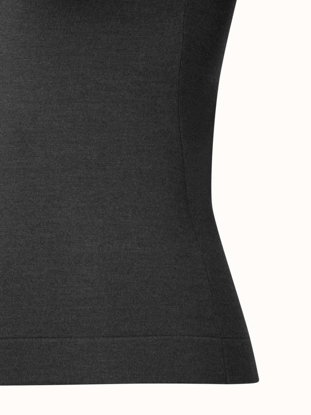 AKRIS Wool Silk Stretch Knit Top - Image 6