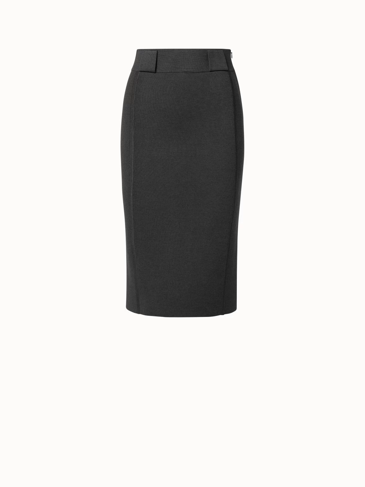 AKRIS Wool Silk Stretch Pencil Skirt - Image 2