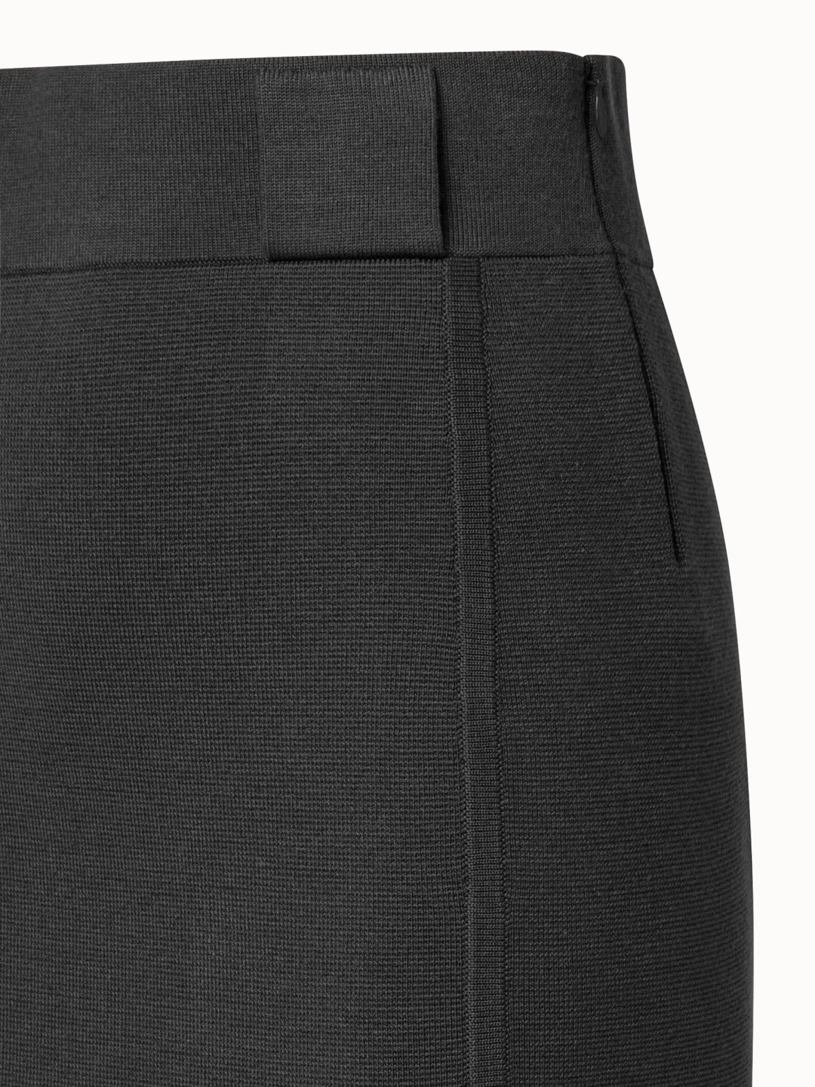 AKRIS Wool Silk Stretch Pencil Skirt - Image 3