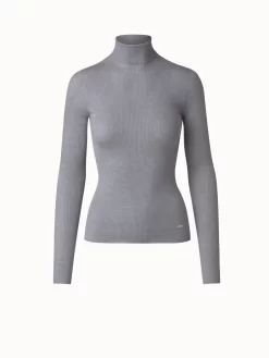 AKRIS Cashmere Silk Knit Pullover
