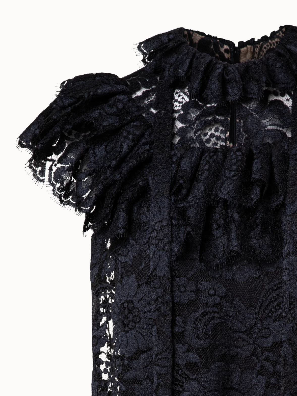 AKRIS Lace Blouse With Ruffles - Image 4
