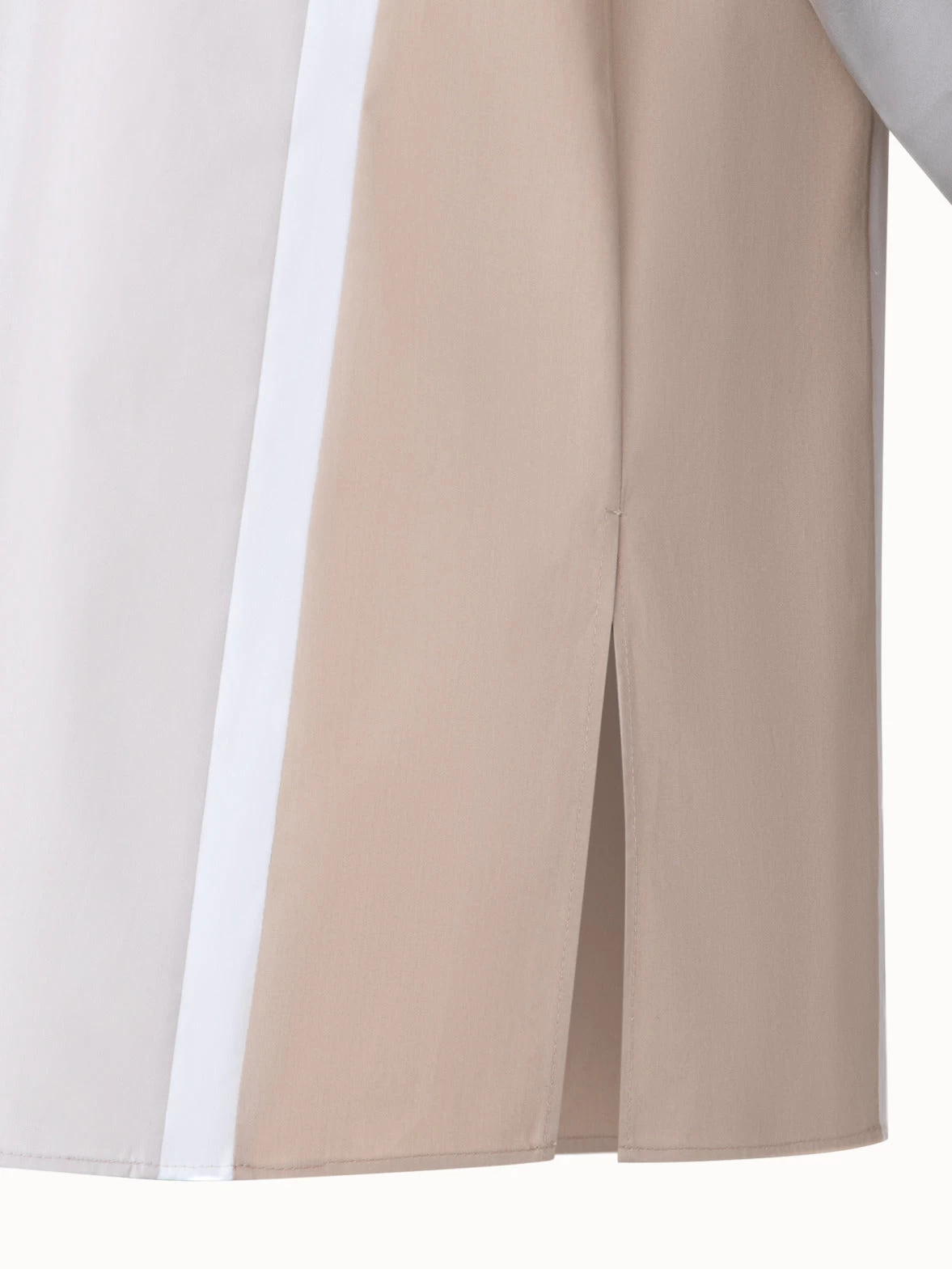 AKRIS Cotton Poplin Colorblock Blouse - Image 6