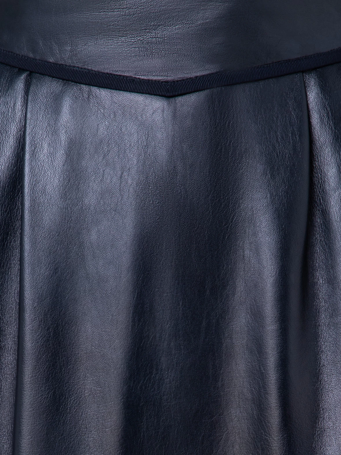 AKRIS Lambskin Leather Midi Skirt - Image 5