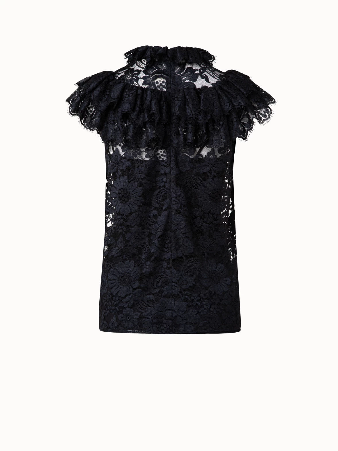 AKRIS Lace Blouse With Ruffles - Image 3