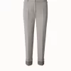 AKRIS Cotton Double-Face Tapered Pants