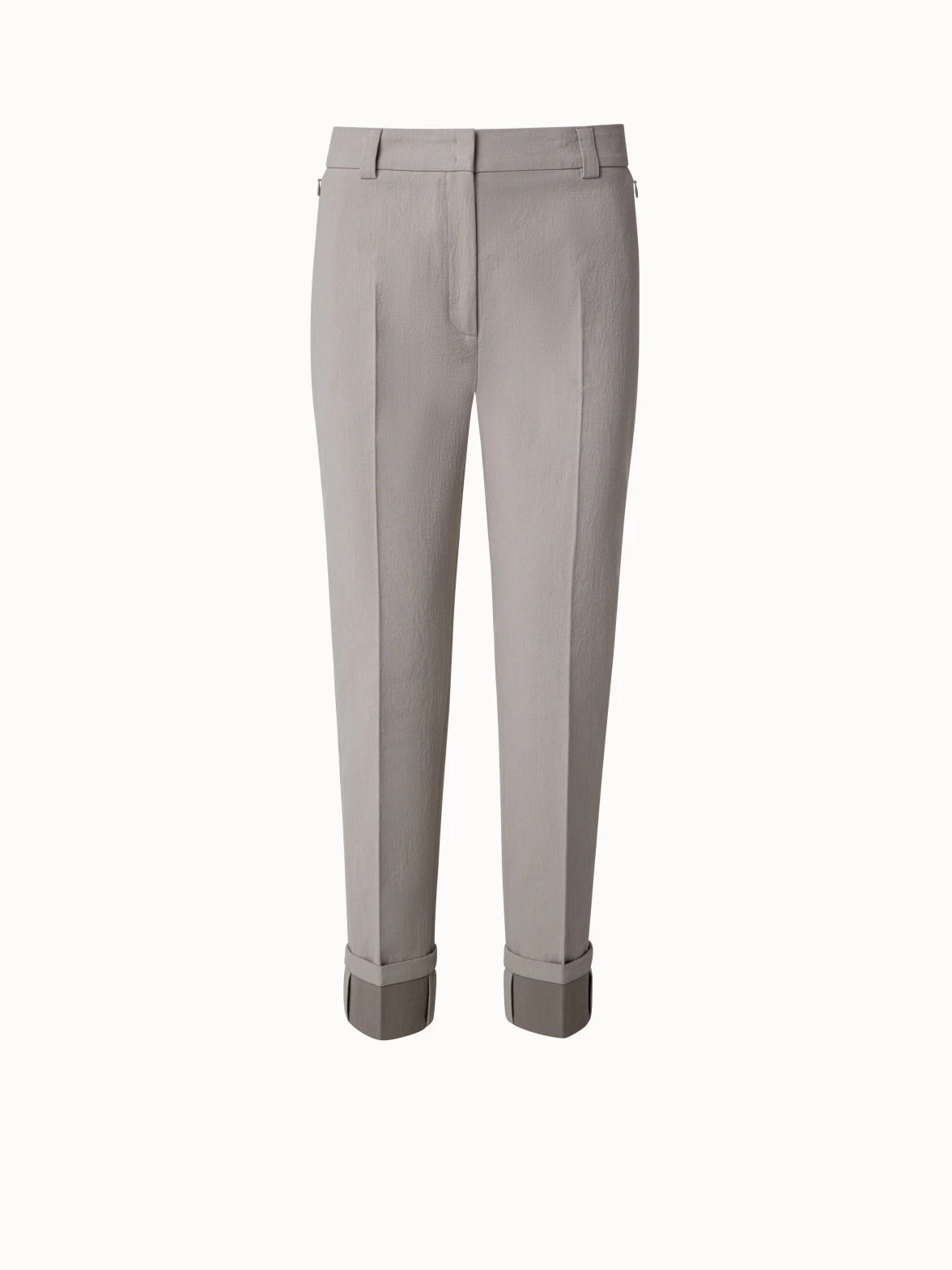 AKRIS Cotton Double-Face Tapered Pants