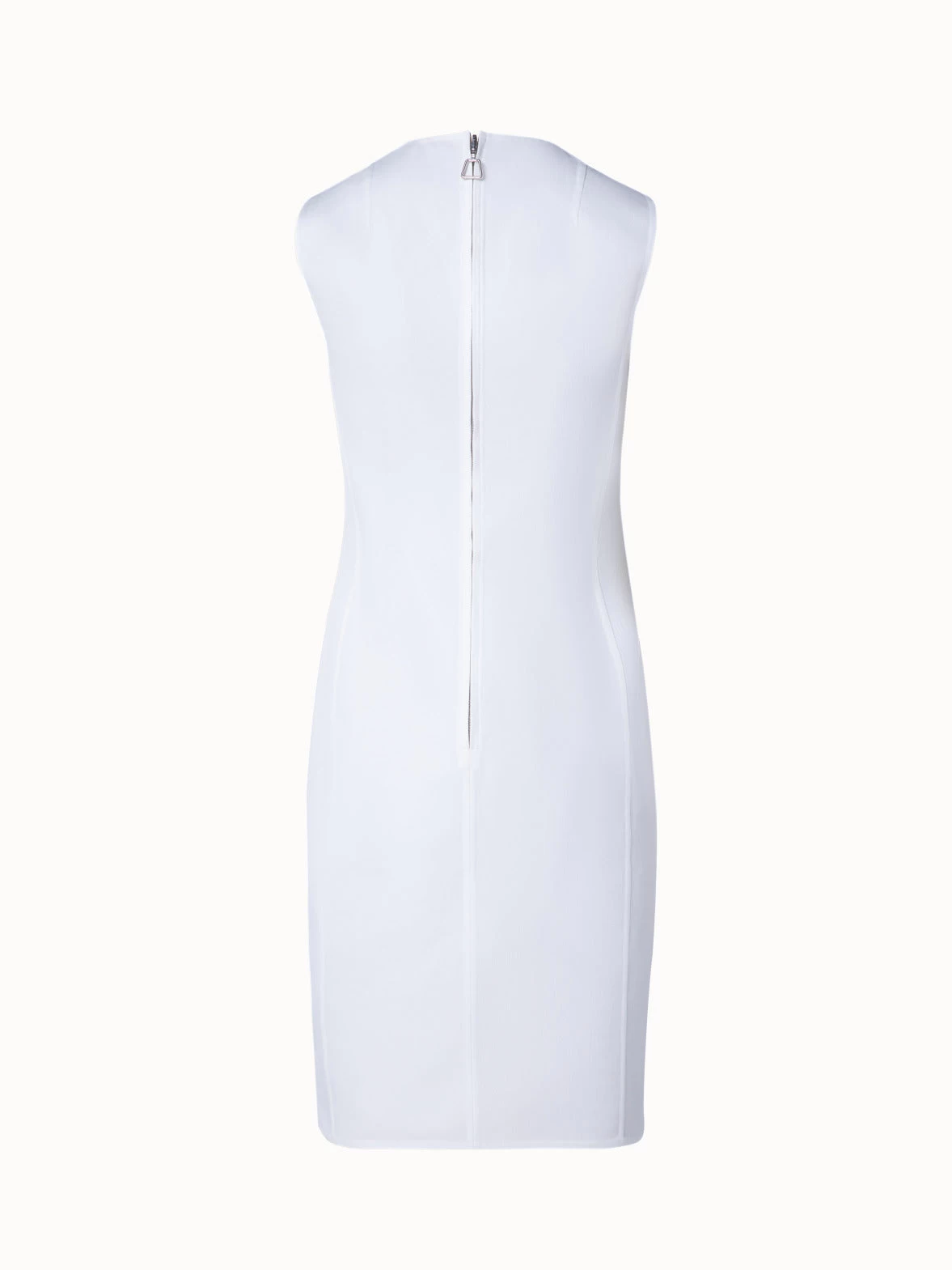 AKRIS Reversible Cotton Double-Face Sheath Dress - Image 2