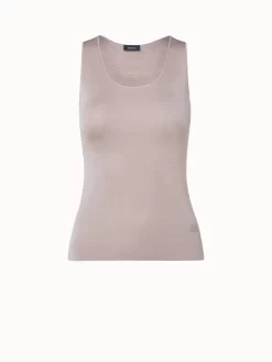 AKRIS Silk Stretch Knit Tank Top