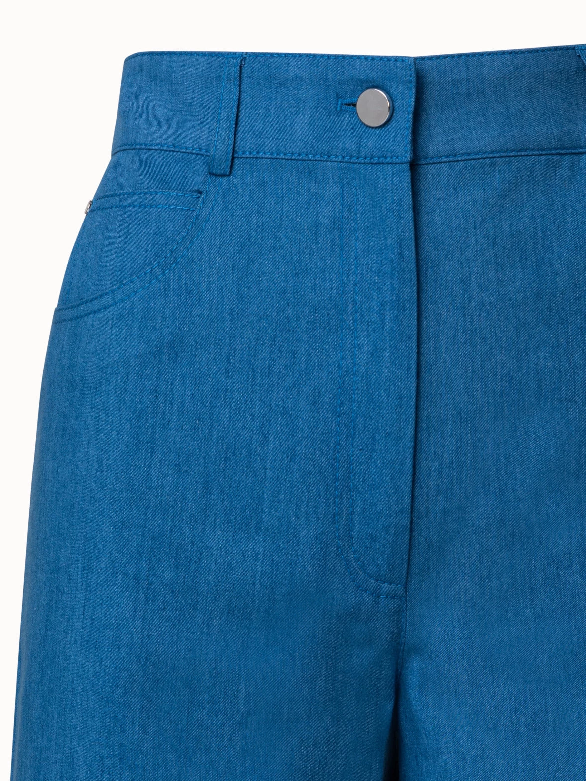 Cooper Washed Denim Wide Leg Pants - Image 3